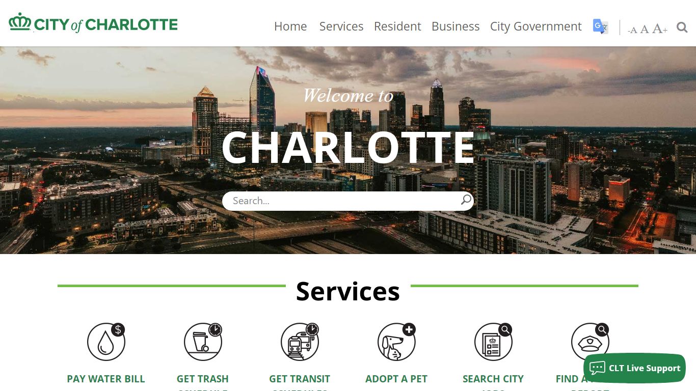 Search > Search - City of Charlotte
