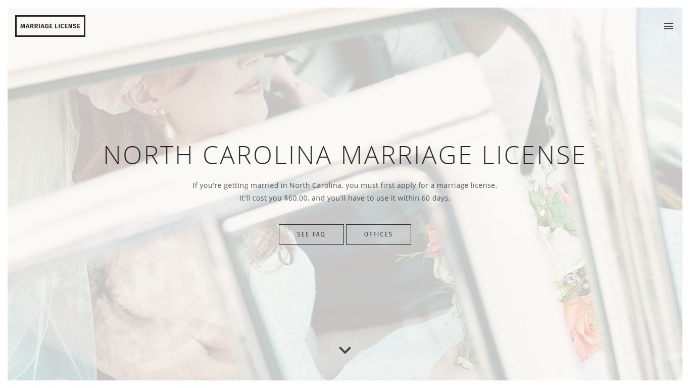North Carolina Marriage License - How to Get Married in NC